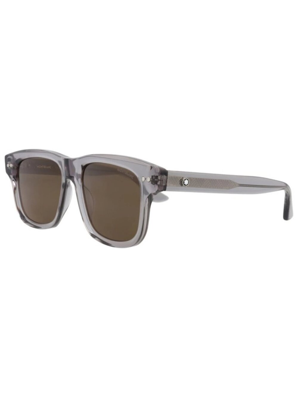 New Montblanc Women's Sunglasses Square Rectangle Recycled Acetate Frame Mens
